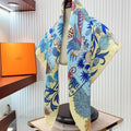 Precious Paradise Scarf 90 CM In Colorful Silk Twill  234593