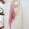 CC Scarf 200 CM In Light Pink Mix White Linen Fabric 249938