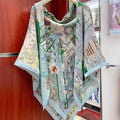 Animapolis Scarf Limited Edition 140 CM In Colorful Cashmere And Silk 306572