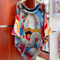 SCARF 140 CM COLORFUL 388172