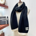 CC Scarf 200 CM In Black Cashmere 410211