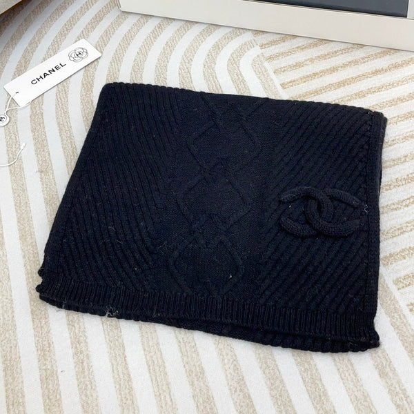 CC Scarf 180 CM In Black Wool 422766