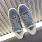 LV Time Out Sneaker 40mm Grey Monogram Suede