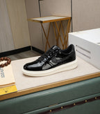 LV AIR FORCE 1 GLOSSY BLACK CALFSKIN WITH MONOGRAM LOGO