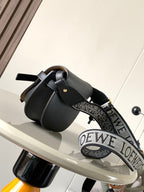 Loewe Mini Gate Dual Bag Black Calfskin