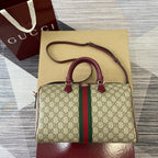 GG Ophidia Bag 31cm Canvas leather 339618