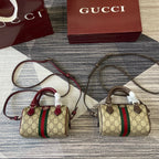 GG Ophidia Bag 16cm Canvas leather 339631