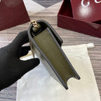 GG Dionysus Chain bag 20cm Green Grained Leather 339610