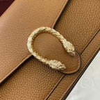 GG Dionysus Chain bag 20cm Brown Grained Leather