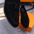 LV LOAFERS IN BLACK SUEDE CALFSKIN