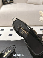 CC Slingback Black Suede 237503