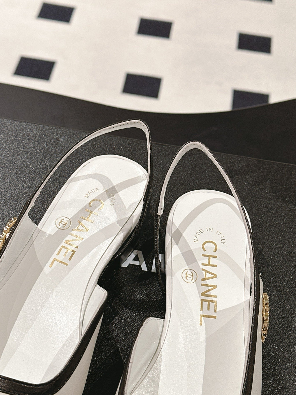 CC Slingback White Leather 237498
