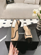 CC Slingback Cream Leather 237499