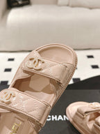 CC 25 Dad Sandal Mule Putty Pink Patent Leather 237579