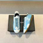 CC 26s Trainers White Blue Calfskin & Suede 618694