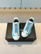 CC 26s Trainers White Blue Calfskin & Suede 618694