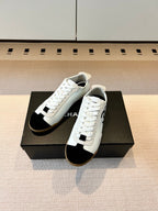 CC 26s Trainers White Black Calfskin & Suede 618696
