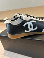 CC 26s Trainers White Black Calfskin & Suede 618697