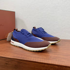 LP 360 LP FLEXY WALK SNEAKER COBALT AND BROWN CASHMERE
