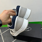 PRA DOWNTOWN WHITE MIX GREY AND BLACK LEATHER SNEAKER