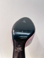 VT High Heeled Sandals Pink Sheepskin 292834