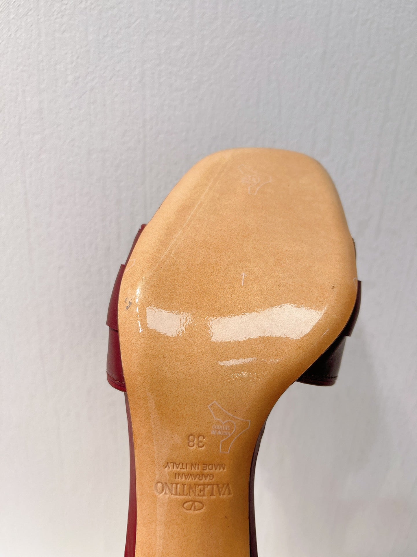 VT Leather Mules Dark Burgundy Cowhide 292870