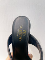VT Heeled Sandal Black Cowhide 292877