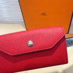 HM KELLY CHERRY RED POCKET 18MM BELT NAVY BLUE LEATHER GOLD HARDWARE
