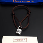 Silver Lockit Bracelet Chocolate