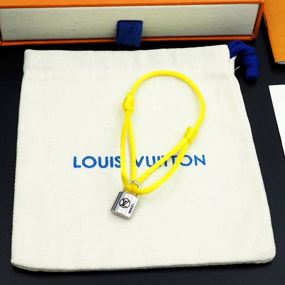 Silver Lockit Bracelet Yellow