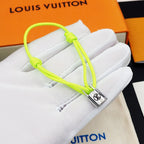 Silver Lockit Bracelet Lime