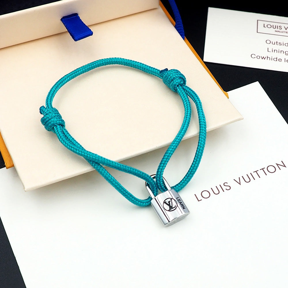 Silver Lockit Bracelet Cloud Blue