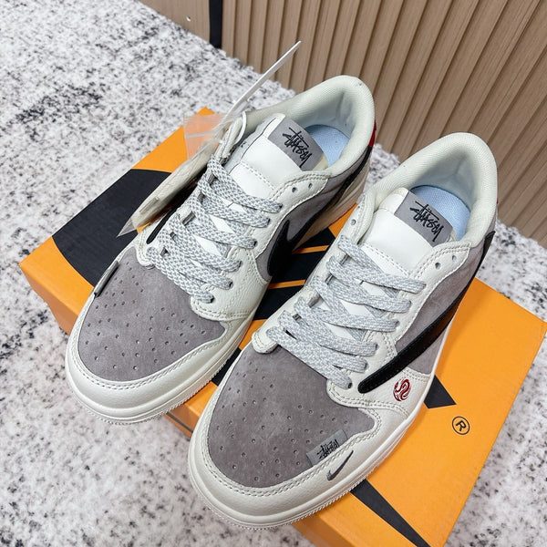 Nike Air Jordan x TS Reverse Grey White Leather Suede 534360