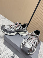 Balenciaga Sneaker Mesh Lace-up Black White Fabric 534178