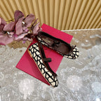 Ballerina In Toile Iconographe 20mm In Beige Mix Black Cotton Canvas And Lambskin 102834