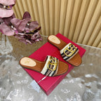 VT 25 Bohemian Slippers Brown Knitted Sheepskin 325189