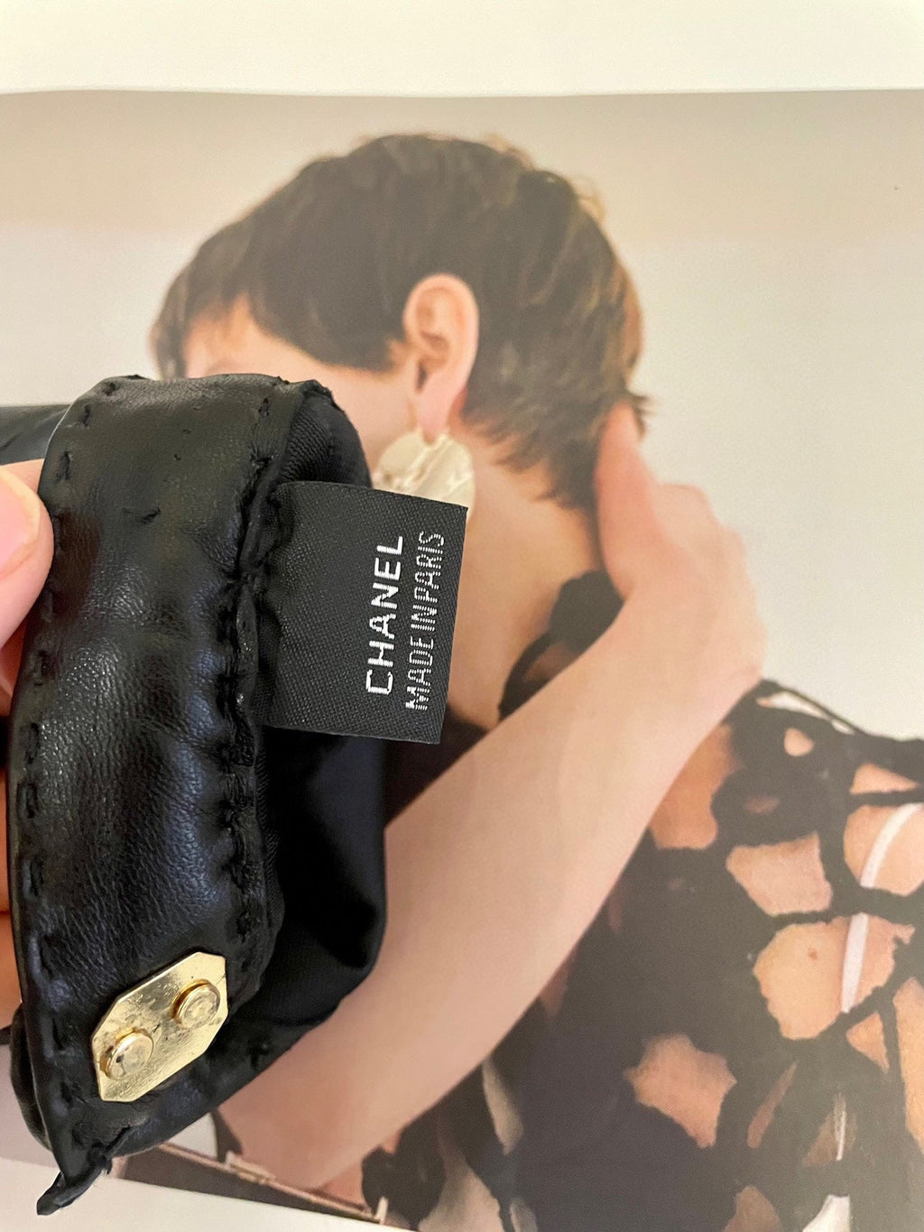 FINGERLESS GLOVES IN BLACK SHEEPSKIN 463845
