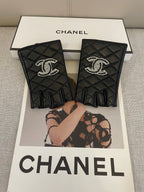 FIGERLESS GLOVES IN BLACK SHEEPSKIN 463851