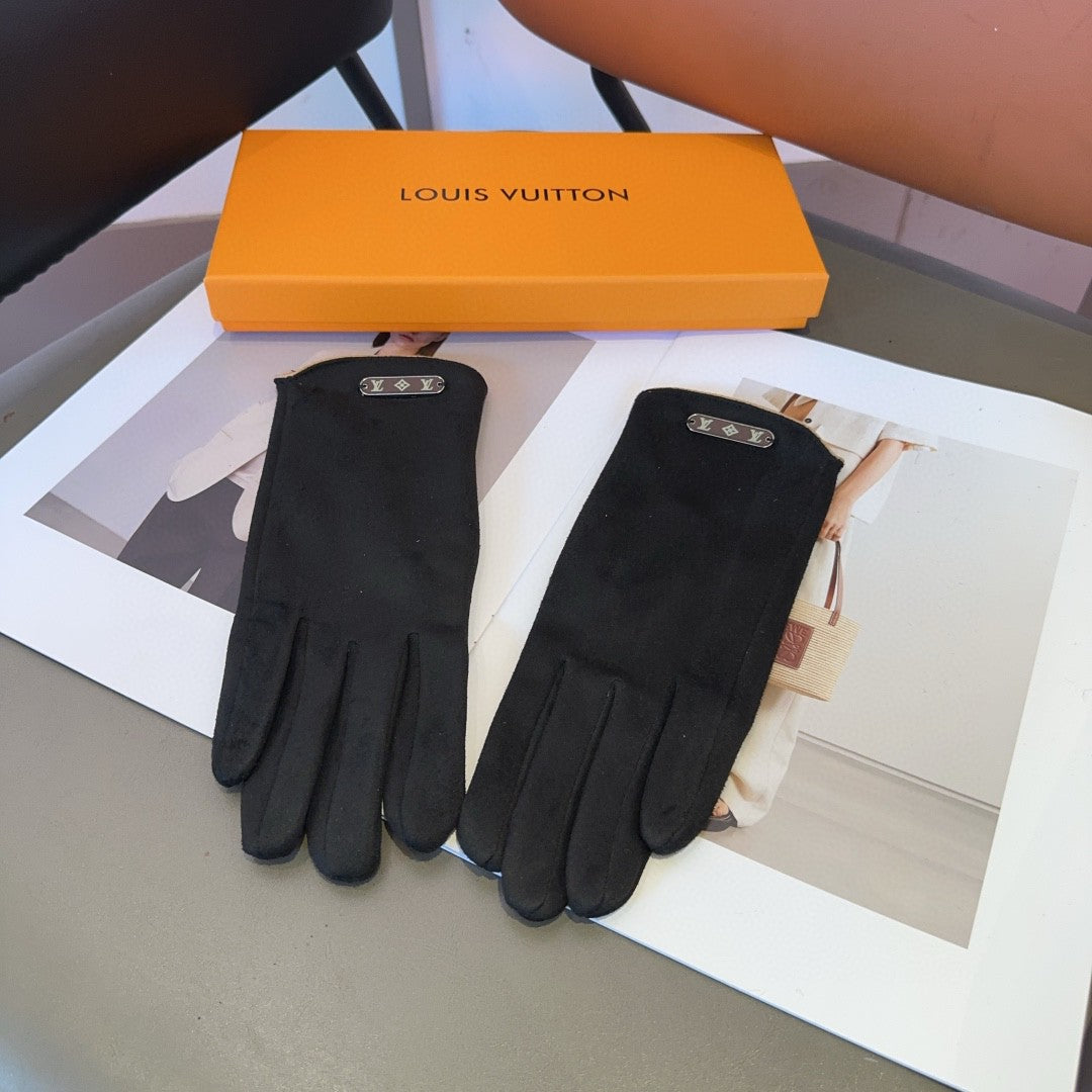 GLOVES IN BLACK WOOL 429272