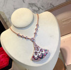 BVL Camouflage Necklace Pink Gold