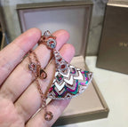 BVL Camouflage Necklace Pink Gold
