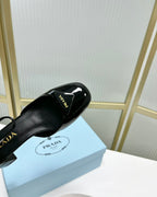 PRA MARY JANE PUMPS BLACK CALFSKIN