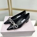 Jimmy 26s Pointed Toe Pump 25 Black Patent Cowhide 605965