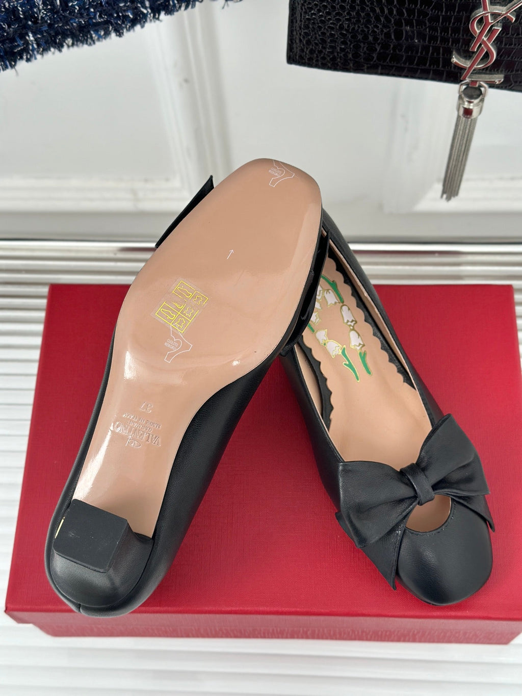Bowow Pumps In Kidskin 40mm Black Lambskin  989188