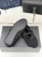 Alaia 25WF Mary Jane black suede wool 472225