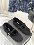 Alaia 25WF Mary Jane black suede wool 472225