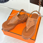 HM 26s Sandales 4.5cm Karima Tan Brown Sheepskin 675647