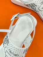 HM 26s Sandales 4.5cm Karima White Sheepskin 675648