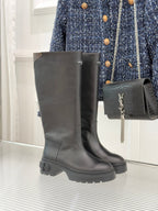 LV Squad High Boot Black Cowhide 572462