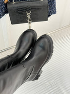 LV Squad High Boot Black Cowhide 572462